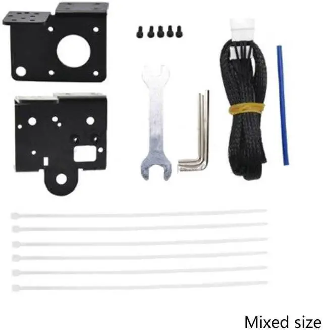 Alt view image 6 of 6 - 3D Printer Extruder Back Support Plate with Pulley for Ender 3 Metal Backplane(Backboard with caste)