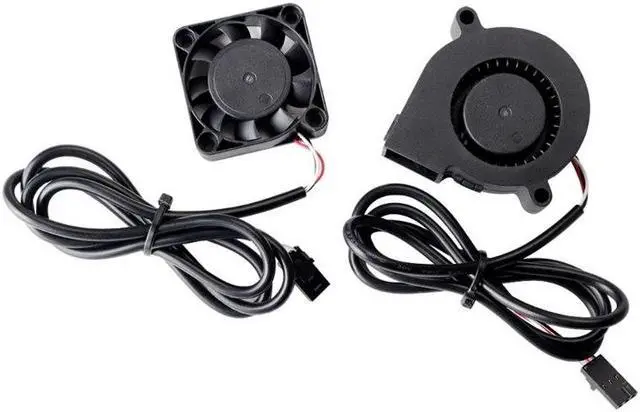 Alt view image 5 of 6 - MK3S+ 3D Printer Cooling Fan 5015 4010 DC5V Blower Air Fan Bearing Cooling