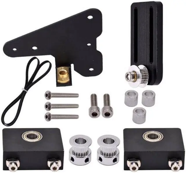 Alt view image 4 of 6 - Upgrade Dual Z-Axis Tension Lead Screw Set 3D Printer Dual Z-Tension Timing Belt(Double Z without scr)
(Ender3)
