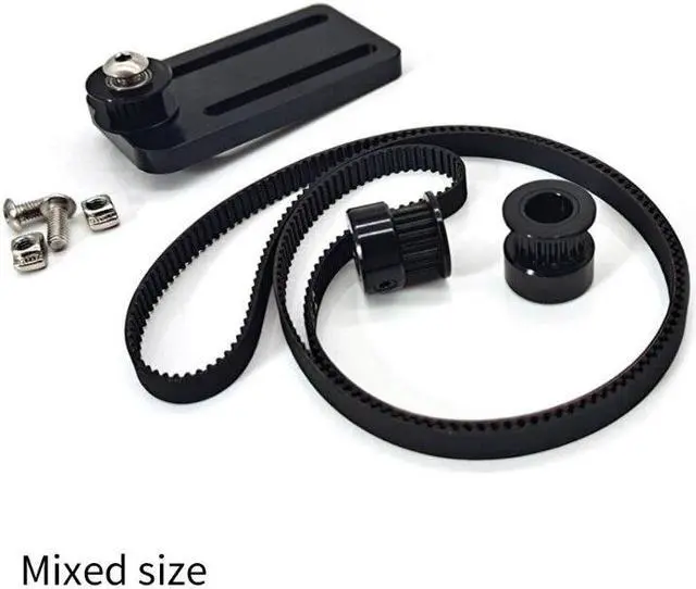 Alt view image 6 of 6 - Upgrade Dual Z-Axis Tension Lead Screw Set 3D Printer Dual Z-Tension Timing Belt(Double Z without scr)
(Ender3)