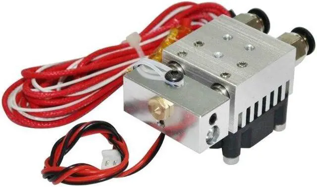 Alt view image 4 of 6 - 2 in 1 Out Extruder 12V/24V 40W for 3D Printer 1.75mm Filament Multi-Extrusion Hotend  for MK8 Extruder Accessory(24V)