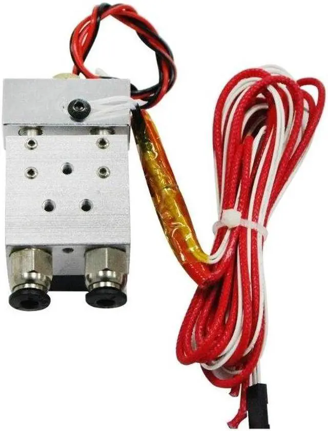 Alt view image 5 of 6 - 2 in 1 Out Extruder 12V/24V 40W for 3D Printer 1.75mm Filament Multi-Extrusion Hotend  for MK8 Extruder Accessory(24V)