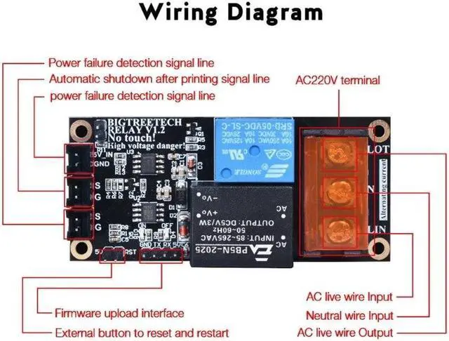 Alt view image 2 of 6 - V1.2 Automatic Shutdown Modules for CR10 Printer Reprap 3.3-5V