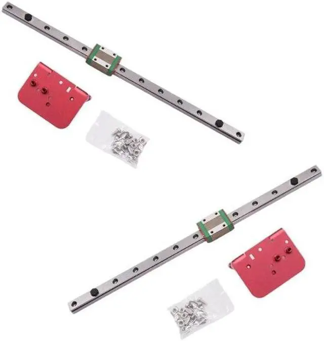 Alt view image 2 of 6 - 3D Printer Part X-Axis Linear Rails Backplane Kit 310mm/375mm for Ender3/CR10(Ender3)