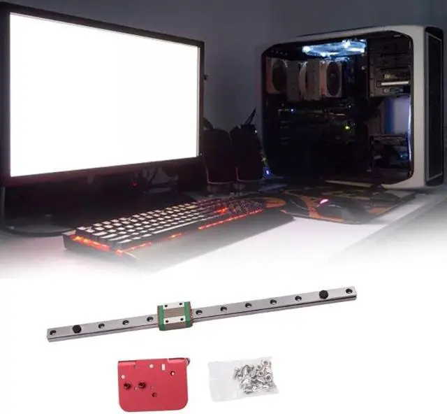 Alt view image 3 of 6 - 3D Printer Part X-Axis Linear Rails Backplane Kit 310mm/375mm for Ender3/CR10(Ender3)