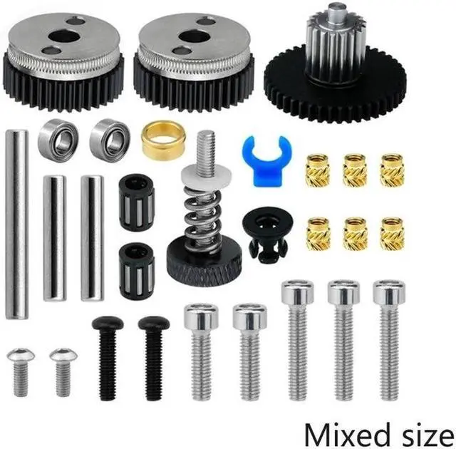 Alt view image 6 of 6 - HGX-extruder Extruder Gear Kit Hardened Steel Upgrade Feed Gear Extruder Kit