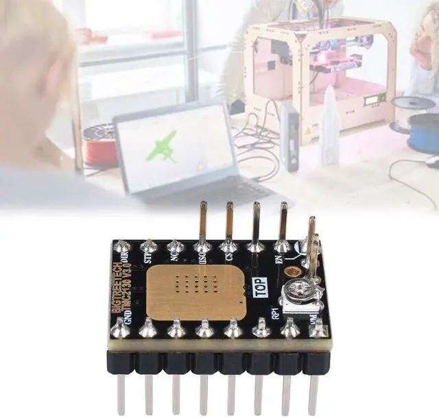 Alt view image 4 of 6 - 4Pcs 3D Printer TMC2130 .0 Stepping Stepper Motor Driver Modules with Heatsink