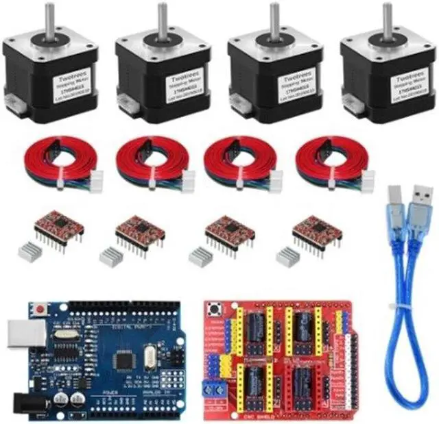 Alt view image 2 of 6 - Professional 3D Printer CNC-V3.0 -Shield Expansion Board A4988 Driver Step Motor