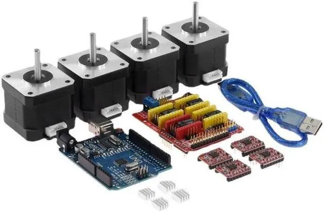 Alt view image 4 of 6 - Professional 3D Printer CNC-V3.0 -Shield Expansion Board A4988 Driver Step Motor