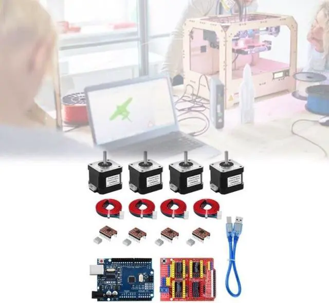 Alt view image 3 of 6 - Professional 3D Printer CNC-V3.0 -Shield Expansion Board A4988 Driver Step Motor