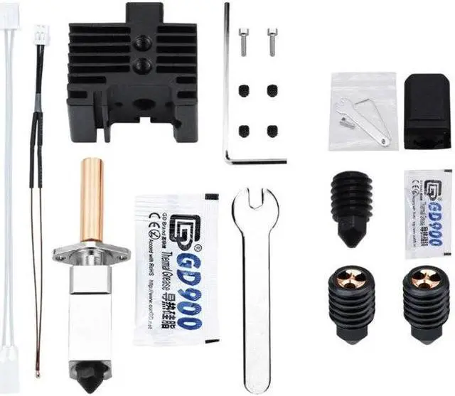 Alt view image 2 of 6 - 3D Printer Accessories for LabX1 Series Modules Nozzle Assembly Hardened Steel Nozzle Extrusion Head(for KIT four)