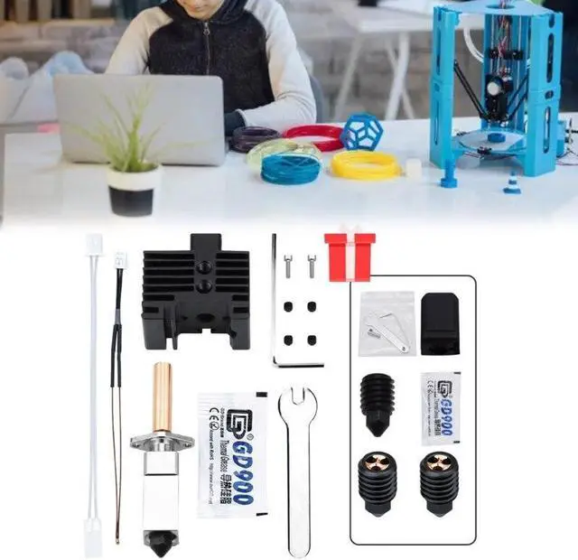 Alt view image 3 of 6 - 3D Printer Accessories for LabX1 Series Modules Nozzle Assembly Hardened Steel Nozzle Extrusion Head(for KIT four)