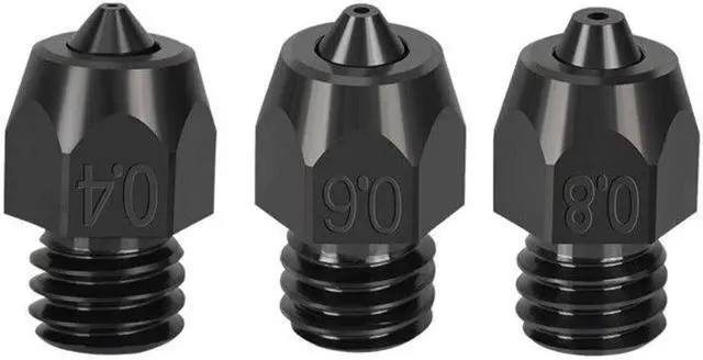 Alt view image 2 of 5 - Quality Mk8   MK8 Nozzle for 3/CR10 Long-Lasting Print Head(0.8mm)