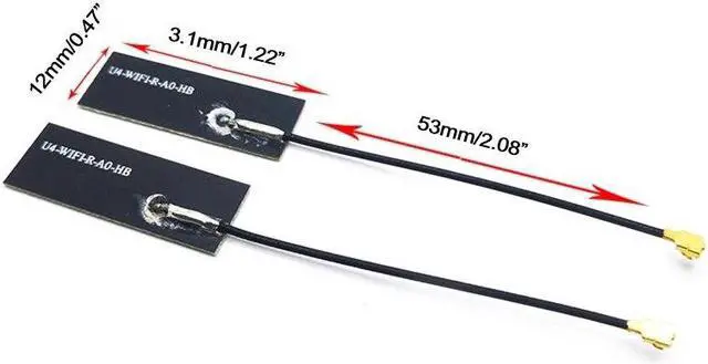 Alt view image 6 of 6 - 2PC Mini PCIE Wifi Internal Antenna Laptop Wifi BT Film Antenna for NetWork Card Dropship