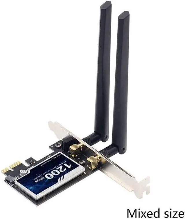 Alt view image 6 of 6 - PCI-E WiFi Card BT4.0 Wireless  Card PCE-AC1200 802.11ac Dual-Band 1200M Dropship