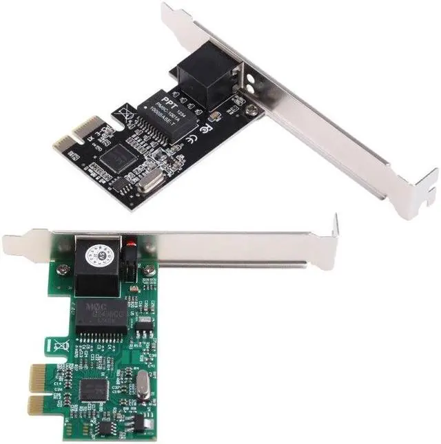 Alt view image 4 of 6 - Pci-e Gigabit  Card PCIE Lan Adapter Desktop 10/100/1000Mbp Ethernet Port Expansion Rj-45 Card Fast Speed Dropship