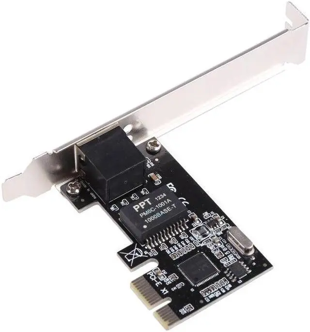 Alt view image 5 of 6 - Pci-e Gigabit  Card PCIE Lan Adapter Desktop 10/100/1000Mbp Ethernet Port Expansion Rj-45 Card Fast Speed Dropship