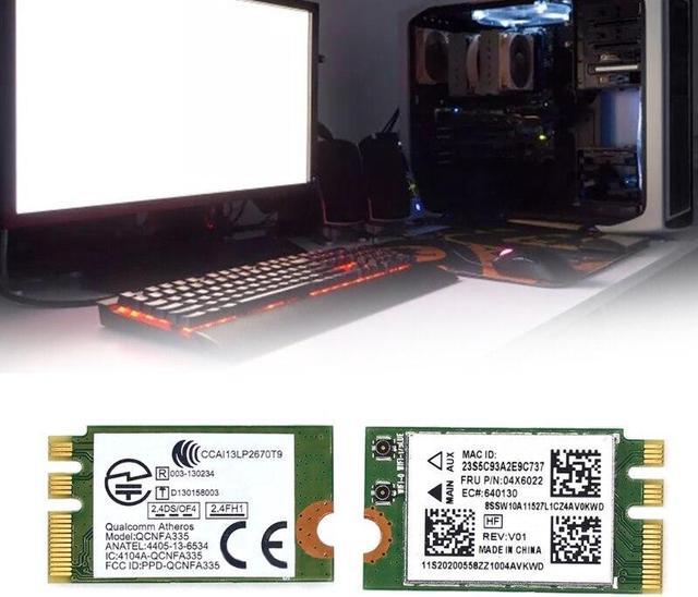 Alt view image 2 of 6 - WIFI Card QCNFA335 FRU 04X6022 Wireless  forG40-70 G40-80 G50-80 Dropship