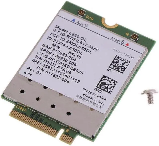 Fibocom L850-GL 拡張カード Amazon.com: Lenovo 4XC0R38452 NET BO TP FIBOCOM L850 WWAN