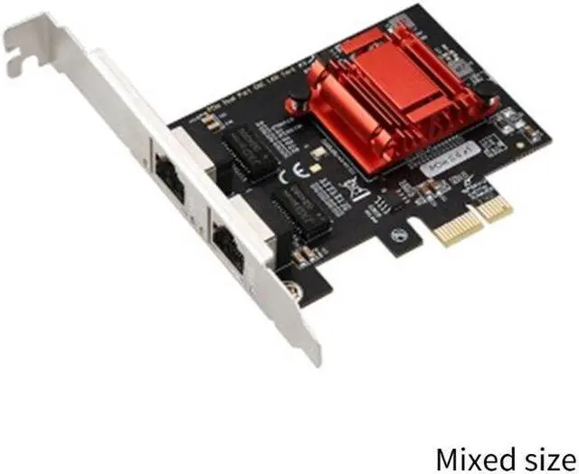 Alt view image 6 of 6 - for Intel 82575&6 PCI-E X1 Gigabit  Card PCI  Ethernet Adapter 1000Mbps Support for Windows Server/Linux Dropship