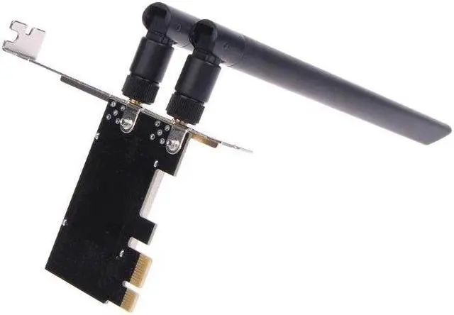 Alt view image 4 of 6 - 7260AC 2.4Ghz/5Ghz Dual-Band 1200Mbps Wireless PCI-E Wi-Fi Bluetooth-compatible4.0 7260 WIFI Card Desktop pcie Adapter Dropship