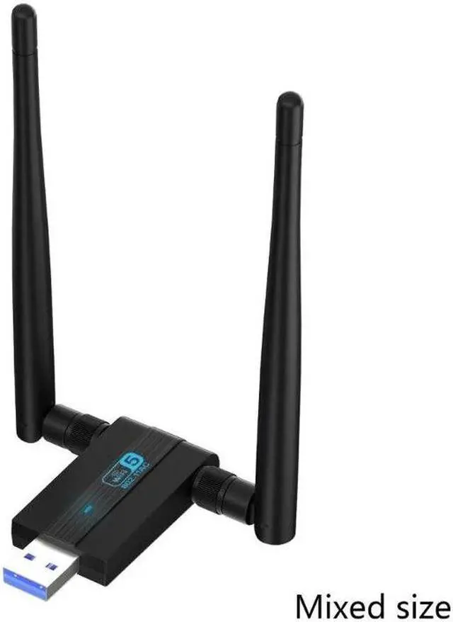 Alt view image 6 of 6 - USB3.0 Wireless Antenna Dual-Band 2.4/5G USB Wifi Adapter 1300Mbps  Card Dropship(Free drive version)