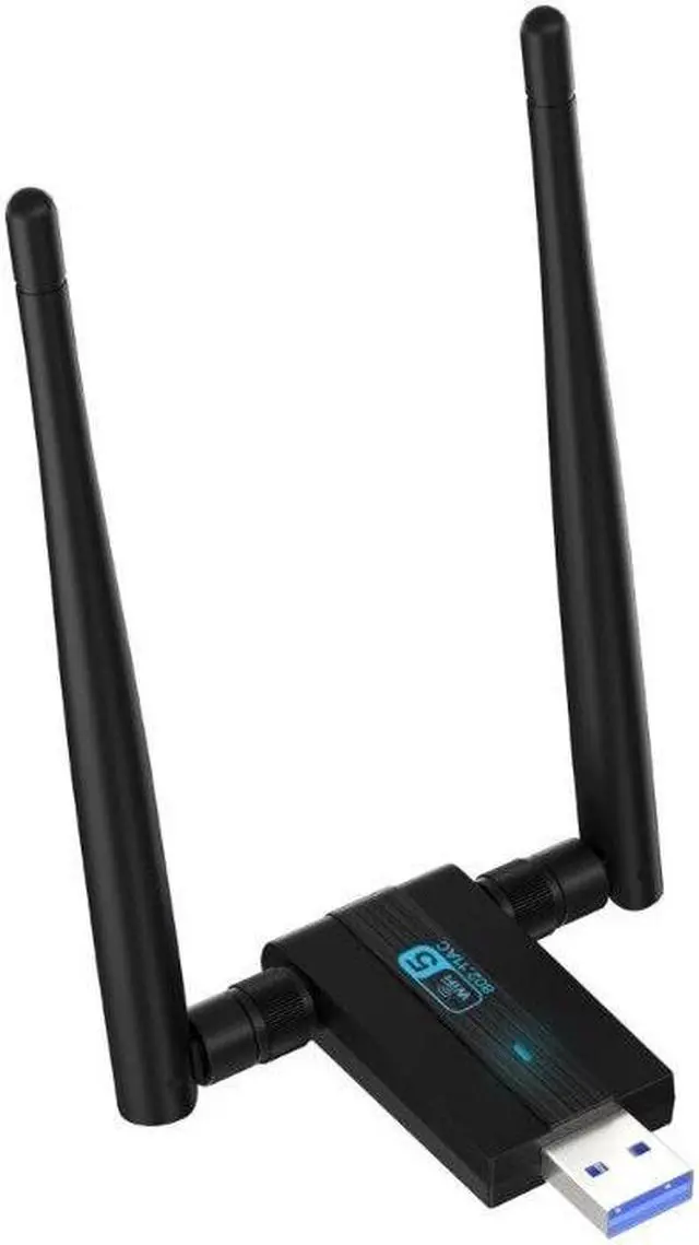 Alt view image 4 of 6 - USB3.0 Wireless Antenna Dual-Band 2.4/5G USB Wifi Adapter 1300Mbps  Card Dropship(Free drive version)