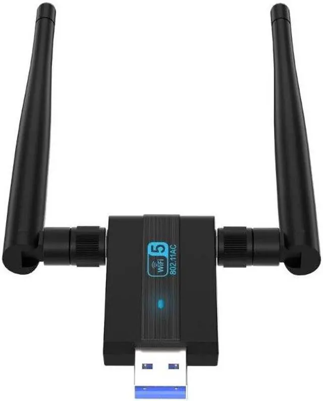 Alt view image 3 of 6 - USB3.0 Wireless Antenna Dual-Band 2.4/5G USB Wifi Adapter 1300Mbps  Card Dropship(Free drive version)