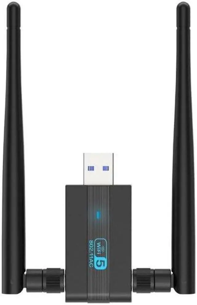 Alt view image 5 of 6 - USB3.0 Wireless Antenna Dual-Band 2.4/5G USB Wifi Adapter 1300Mbps  Card Dropship(Free drive version)
