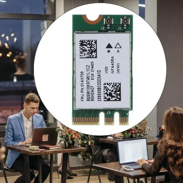Alt view image 2 of 6 - Wireless Adapter Card for 310 510-15IKB E31 E470 E570 01AX709 00JT477 802.11AC Dropship