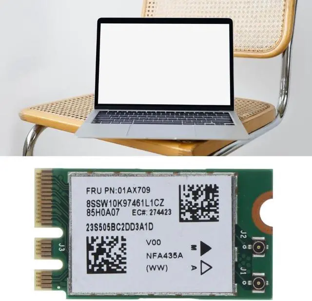 Alt view image 3 of 6 - Wireless Adapter Card for 310 510-15IKB E31 E470 E570 01AX709 00JT477 802.11AC Dropship