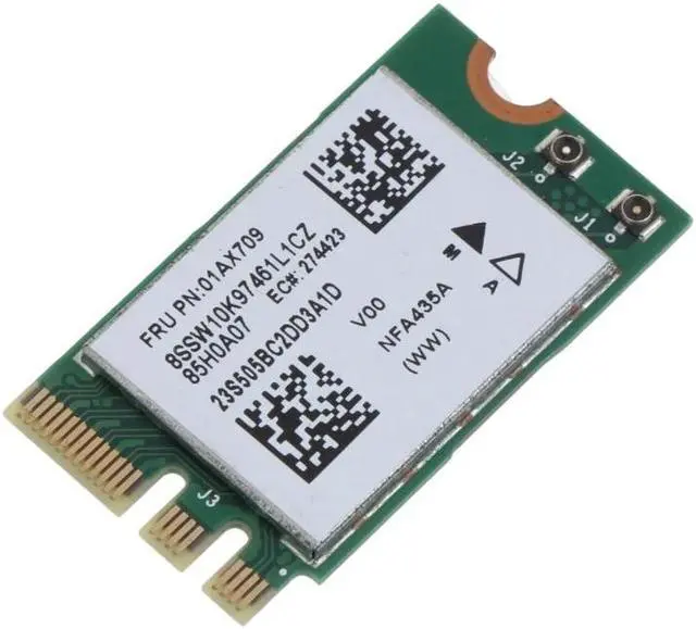 Alt view image 5 of 6 - Wireless Adapter Card for 310 510-15IKB E31 E470 E570 01AX709 00JT477 802.11AC Dropship