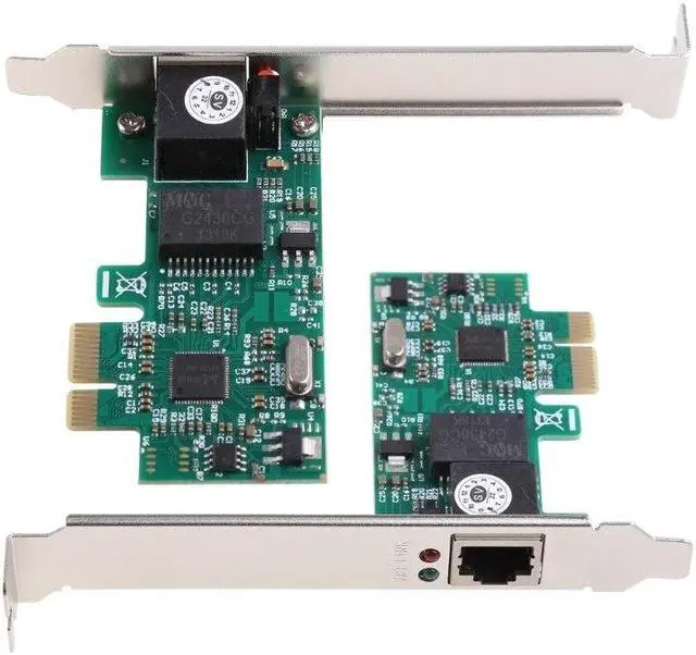 Alt view image 4 of 6 - PCIE  Card Fully for PCI-E Ethernet Rj45 Adapter Driver-free Dropship(green)