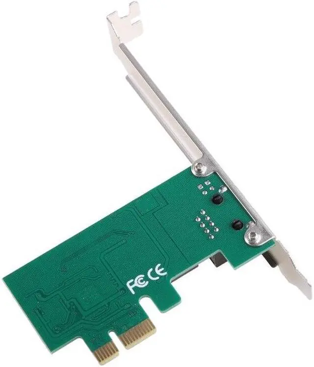 Alt view image 5 of 6 - PCIE  Card Fully for PCI-E Ethernet Rj45 Adapter Driver-free Dropship(green)