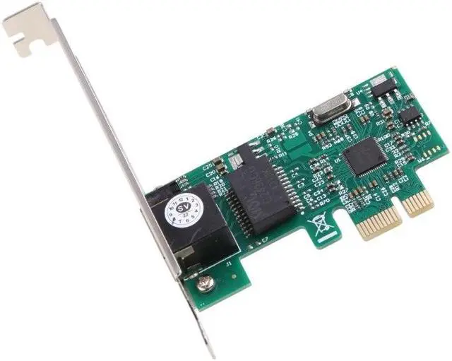 Main image of PCIE  Card Fully for PCI-E Ethernet Rj45 Adapter Driver-free Dropship(green)
