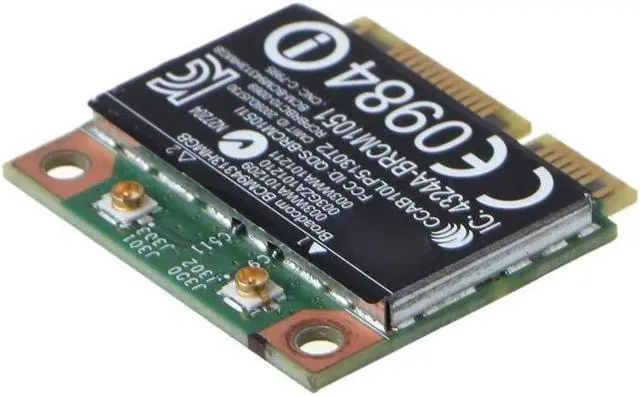 Alt view image 5 of 6 - Half Mini PCI-E 802.11b/g/n Wifi Card Bluetooth-compatible BCM94313HMGB BCM20702 Dropship