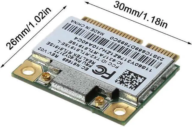 Alt view image 2 of 6 - RTL8191SE Multifunctional FRU 43Y6553 60Y3177  Card Half PCIE Wireless Wifi Card Delicate forDropship