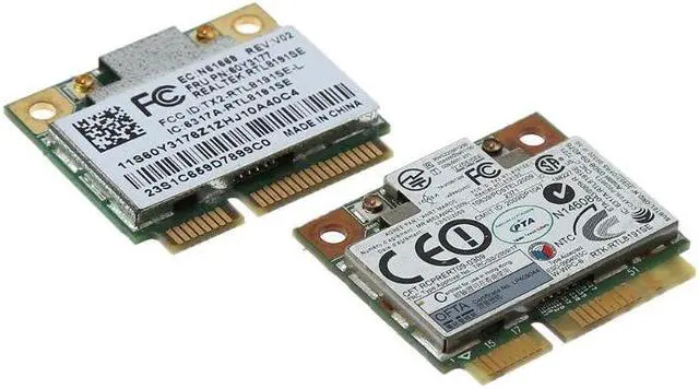 Alt view image 6 of 6 - RTL8191SE Multifunctional FRU 43Y6553 60Y3177  Card Half PCIE Wireless Wifi Card Delicate forDropship