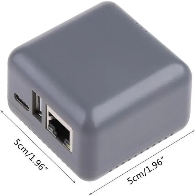 Alt view image 6 of 6 - Mini NP330  Cloud Printing Print Server for NetWork USB 2.0 100MB LAN Dropship(grey)
