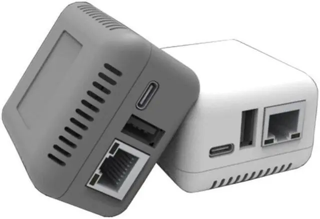 Alt view image 5 of 6 - Mini NP330  Cloud Printing Print Server for NetWork USB 2.0 100MB LAN Dropship(grey)