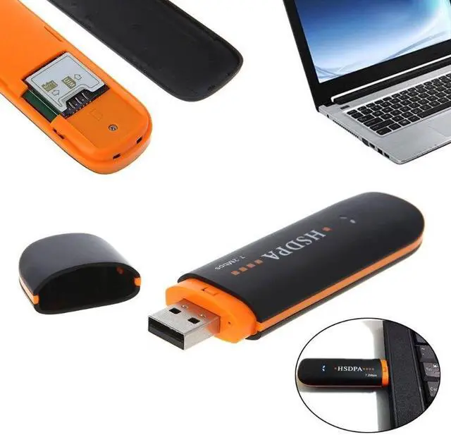 Alt view image 4 of 6 - USB STICK SIM Modem 7.2Mbps 3G Wireless Network Adapter with TF SIM Card  Dropship