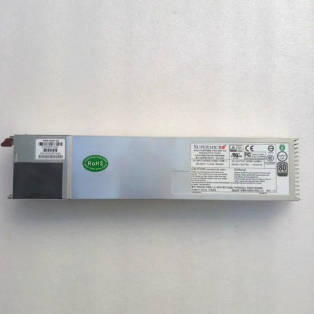 Alt view image 6 of 6 - PWS-920P-SQ 920W 1U Redundant Power Supply Unit PSU 80 Plus Platinum