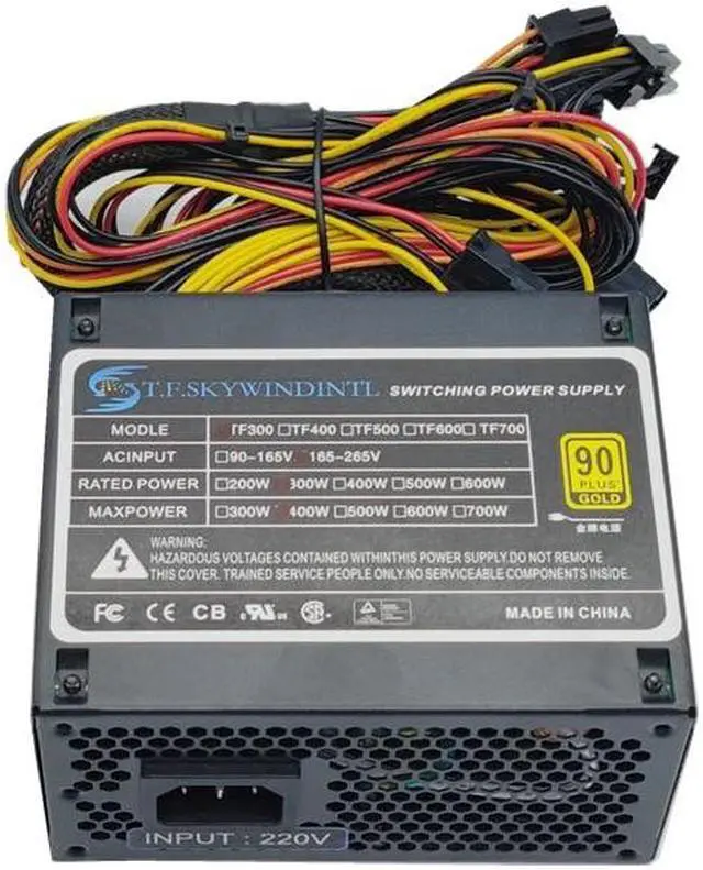 Alt view image 2 of 6 - Desktop mATX Series PSU 200W 230W 250W 300W 350W SFX Micro ATX PC Case Small Switching Computer Power Supply 20 + 4pin