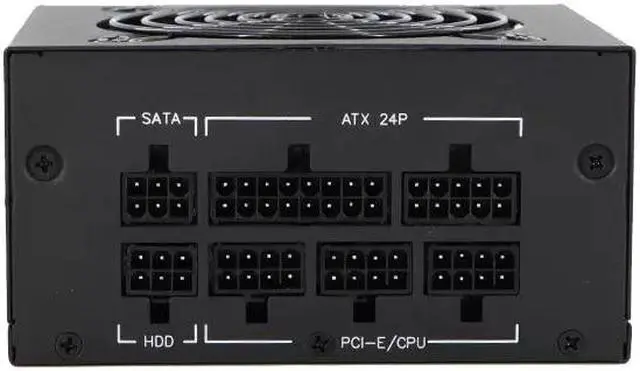 Alt view image 4 of 6 - Max 750W Fully Modular SFX Power Supply For PC 600W SFX L Power Supplies PSUfor Gaming PC SFX PC Case