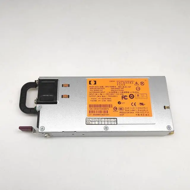 Alt view image 5 of 5 - 750W for DL360 DL380 G6 G7 PSU Server Power Adapter Mining PSU DPS-750RB A HSTNS-PD18 506821-001 506822-101 511778-001