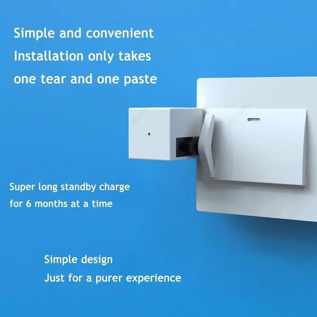 Alt view image 2 of 6 - Smart Remote Control Light Switch Bot Button light-off Wireless Remote off switch Wall Lamp Switches On Off Finger Arm Press bot(6M 2 Control)