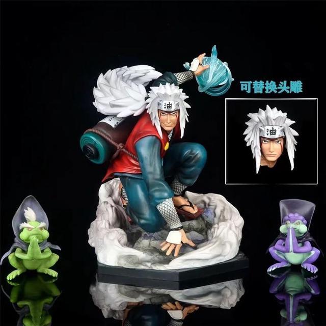 Anime Naruto Jiraiya GK Double Head PVC Action Figure Collectible Model Doll Toy 19cm Newegg