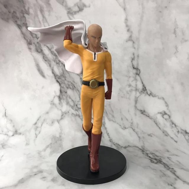 Anime One Punch Man Saitama Second PVC Action Figure Collectible Model Doll  Toy 20cm 