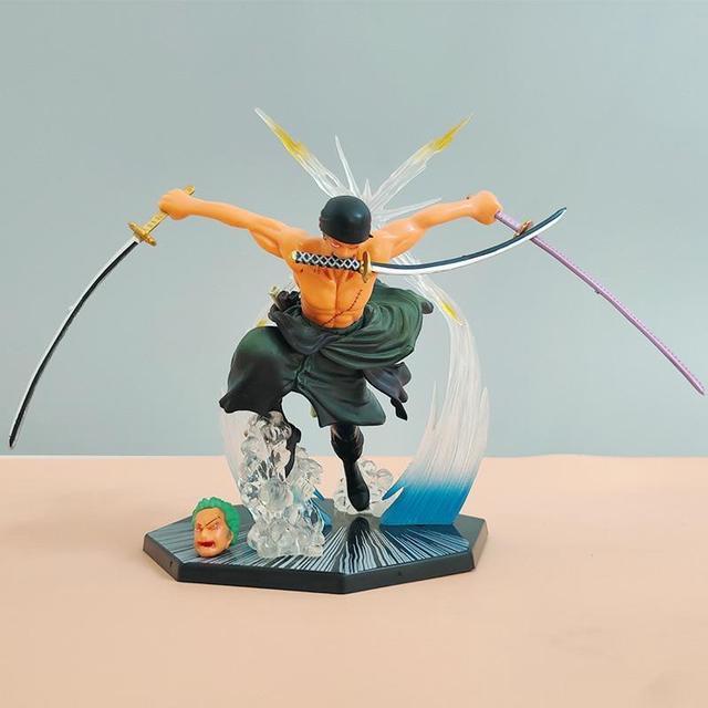One Piece Figures – 39cm Roronoa Zoro Santoryu Action Figure Decor