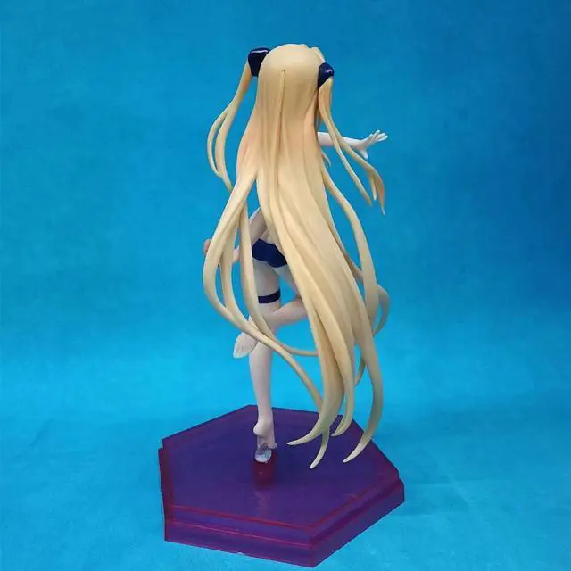Alt view image 6 of 6 - Anime To Love Ru Golden Swimsuit PVC Action Figure Collectible Model Doll Toy 10cm